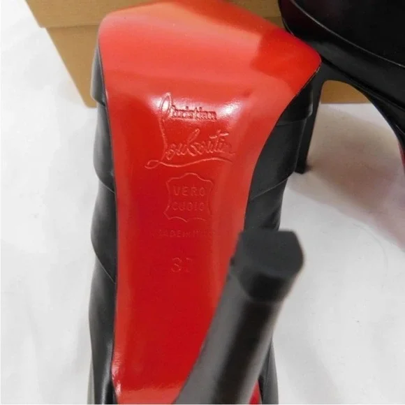 Christian Louboutin Orniron 100 Seta Calfskin Ankle Booties - Picture 10 of 11